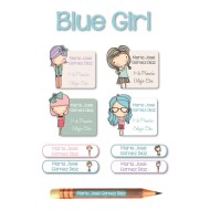 Cuaderno Blue Girl
