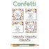 Cuaderno Confetti