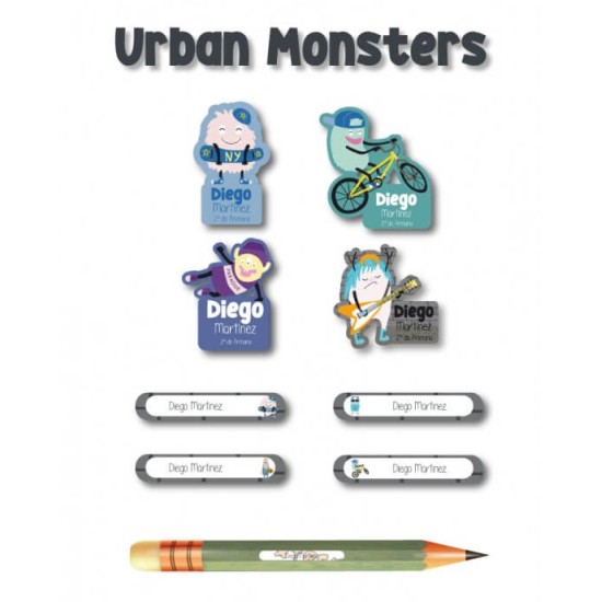 Cuaderno Urban Monsters