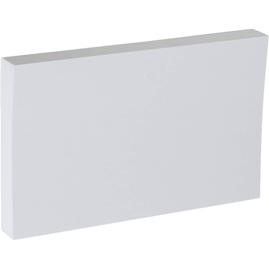 Fichas de Trabajo Blancas 5x8 C/100