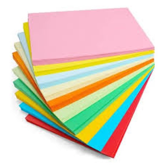 Hojas de Colores Carta C/100