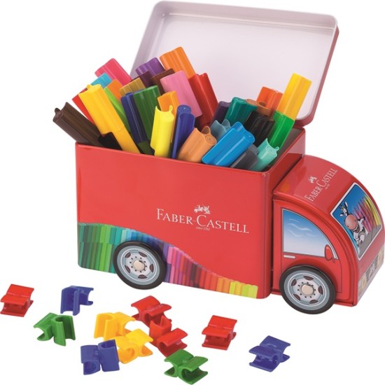 Creative Truck con 33 Plumones Faber Castell