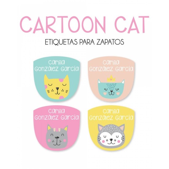 Zapatos Cartoon Cat